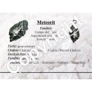 Meteorit Anhänger mit einer Metallöse mit Echtheitszertifikat ca. 20 -22 mm, ca. 8 - 10 g
