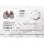 Achat Natur Anhänger in Zahn Form Größe: ca. 40 x 10 mm inclusive Textilband