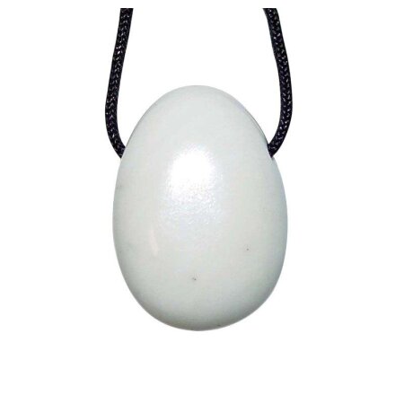 Perlmutt Trommelstein Tropfen gebohrt (2,5 mm) ca. 30 x 20 mm Anhänger Edelstein