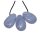 Chalcedon Trommelstein Tropfen gebohrt (2,5 mm) ca. 30 x 20 mm Anhänger Edelstein