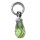 Peridot / Olivin facettierter Anhänger mini mit silberfarbener Öse ca. 7 x 3 mm