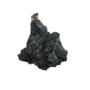 Epidot Kristall Anhänger Rohstück Rohstein ca. 25 - 30 mm plus 10 mm Öse