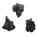 Epidot Kristall Anhänger Rohstück Rohstein ca. 25 - 30 mm plus 10 mm Öse