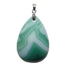 Achat Anhänger grün mit Bohrung u....