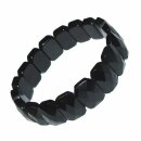 Onyx Armband facettiert auf Stretchband