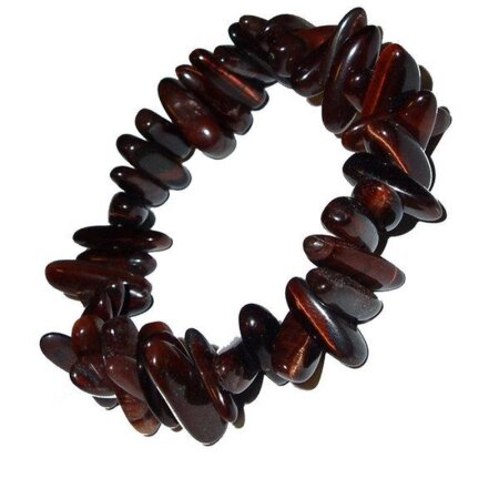 Tigerauge rot Stäbchen Armband ugs. Katzenauge auf...
