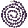 Amethyst Kugel Kette 50 cm lang 8mm Kugel silberfarbigem Verschluss