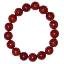 Schaumkoralle Armband Kugel ca. 12 mm Ø auf Stretchband