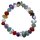Multi Color Armband polierte Nuggets
