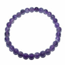 Amethyst Armband facettiert 6mm Kugel  Super Qualität