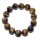 Tigerauge Kugel Armband 16 mm schöner goldbrauner Schimmer A*extra Qualität