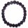 Amethyst Kugelarmband Armband mit 8mm Kugeln ca. 19cm schöne dunkle lila Farbe