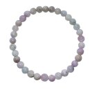 Kunzit und Hiddenit Armband Ø Kugel 7-8 mm Ideal gegen Prüfungsangst