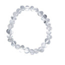 3 Stück Trommelstein Armbänder AURA SCHUTZ : Bergkristall Amethyst & schwarzer Turmalin Schörl