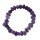 3 Stück Trommelstein Armbänder AURA SCHUTZ : Bergkristall Amethyst & schwarzer Turmalin Schörl