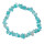 Andenopal blau Splitter Armband schöne aqua Farbe