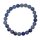 Blauquarz 10 mm Ø Kugel Armband schöne blaue Maserung auf Stretchband