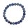 Blauquarz 8 mm Ø Kugel Armband schöne blaue Maserung auf Stretchband