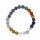 7 Chakra Multicolor 10 mm Kugel Armband aus echten Edelsteinen z.B. Amethyst Bergkristall