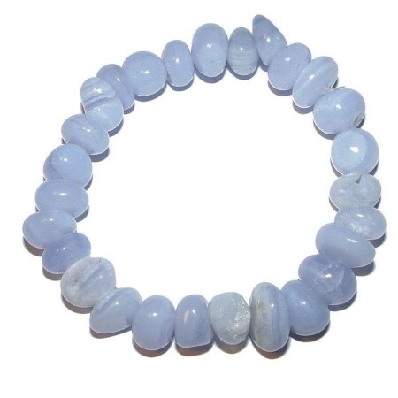 Chalcedon Armband polierte Nuggets