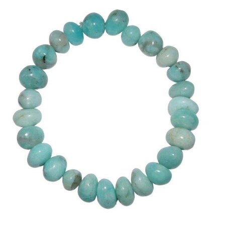 Andenopal blau Armband polierte Nuggets