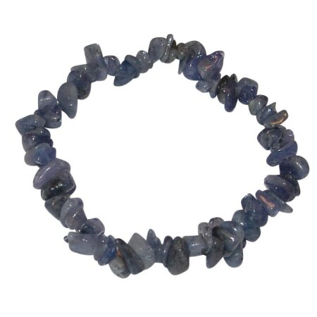 Iolith Splitter Armband auf Stretchband ca. 4 - 8 cm, 19 - 20 cm lang