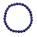 Lapislazuli Armband Kugel 6 mm A* Super Qualität nachcoloierte Farbe auf Stretchband