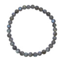 Labradorit Armband Kugel 6 mm A*Extra Qualität aus Madagaskar auf Stretchband