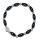 Hämatit magnetisiert mit Rosenquarz Kugel kombiniert Armband (Magnetarmband)