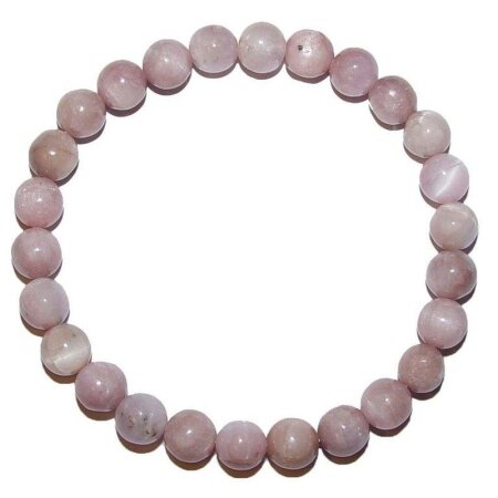 Morganit Armband Ø 6 - 7 mm Edelsteinarmband auf elastischem Band