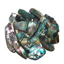 Paua Muschel 50Gramm = 10-18 Stücke Seeopal l ca. 20-50 mm
