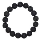 Lava Armband schönes Kugelarmband 6 mm auf Stretchband