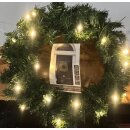 Deko Türkranz Weihnachten 20er LED Kranz grün...