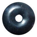 Blaufluss Ø 40 mm Donut Anhänger blauer Goldfluss (synthetisch)
