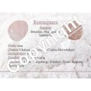 Rosenquarz 50 mm Ø Donut Anhänger rund schöne rosa Farbe