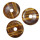 Tigerauge 40 mm Ø Donut Anhänger rund schöne braun schimmernde Maserung