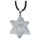 Merkaba achtstrahliger Stern Anhänger verschiedene Steinarten mit silberfarbener Metallöse Ø ca.20 mm