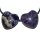 Amethyst gebändert Herz Anhänger 25 mm Bohrung: ca. 2,5 mm
