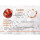 Carneol - Achat 30 mm Herz Anhänger flach mit Bohrung: ca. 2,5 mm