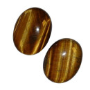 Tigerauge Herz Anhänger schön bauchig ca. 30 mm mit Bohrung ca. 2,5 mm