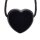Onyx Herz Anhänger 25 mm bauchig Bohrung ca. 2,5 mm
