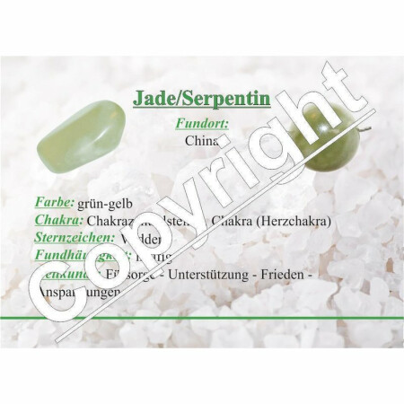 Jade/Serpentin Herz Anhänger 25 mm mit  Bohrung ca. 2,5 mm