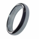 Hämatit Ring 6 mm Breite schönes glänzendes grau...