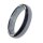 Hämatit Ring 6 mm Breite schönes glänzendes grau anthrazit Größe 63 (20,0 mm)