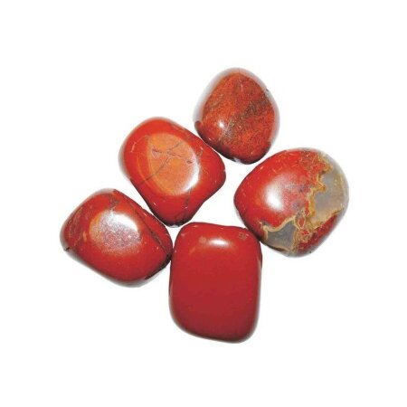 Jaspis rot, 100 g, Trommelsteine Wassersteine ca. 8 - 12 Steine ca. 15 - 25 mm