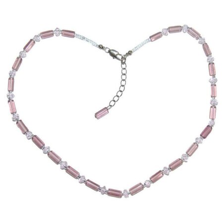 Fluorit rot Edelstein Stäbchen Kette mit facettierten...