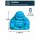 Türkinit – gefärbter Magnesit – Happy Buddha sitzend ca. 25 × 30 mm