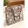 10 er Set Geschenktüten Weihnachtstüten Tüten Sterne silber glänzend 16x8x16cm