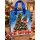 10 er Set Geschenktüten Weihnachtstüten Tüten blau bunt Glitzer ca. 14x11x7cm