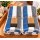 2er Set Duschtuch Handtuch Baumwolle 440g/qm blau grau  rohweiß ca.70x150cm